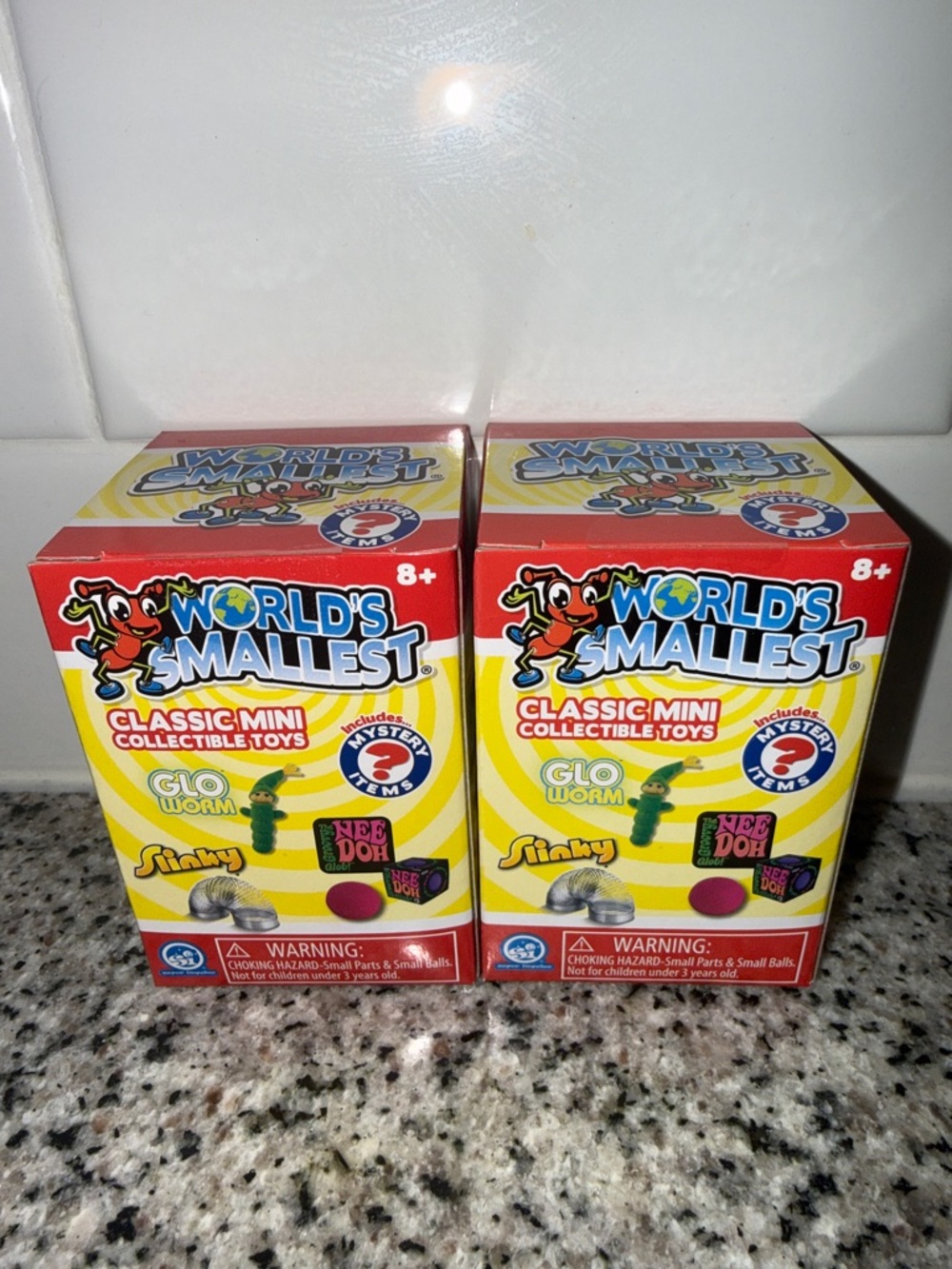 Chance of Needoh! Classic Mini Collectible Toys - Yellow Box set of two